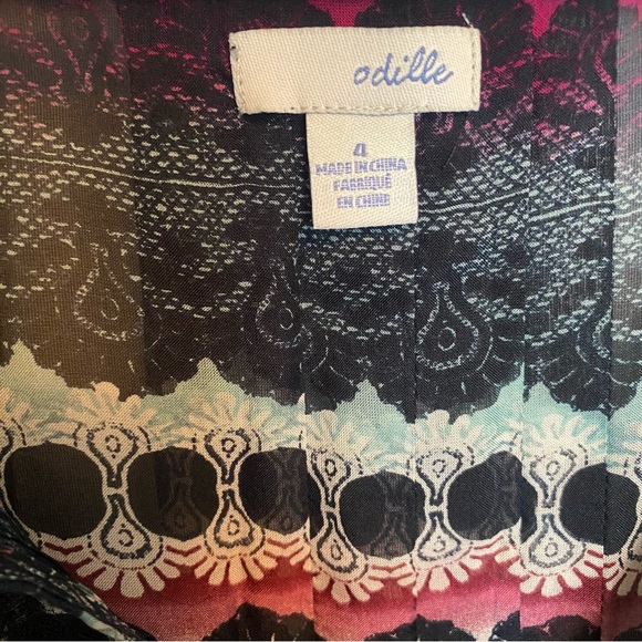 Odille 100% silk blouse 💛Size 4 - Picture 8 of 10